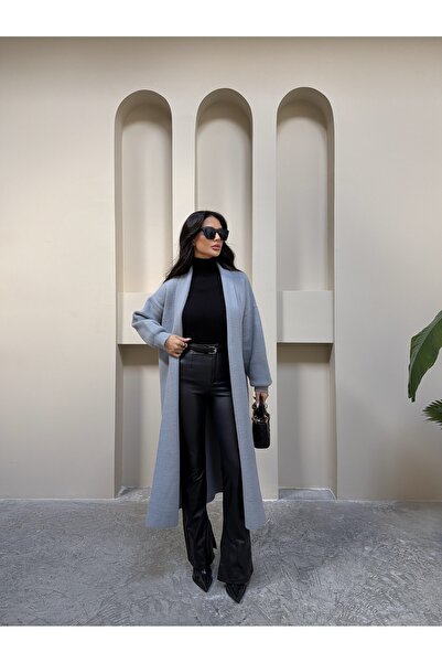 kenza'a Tricotaj cu textura moale Cardigan lung