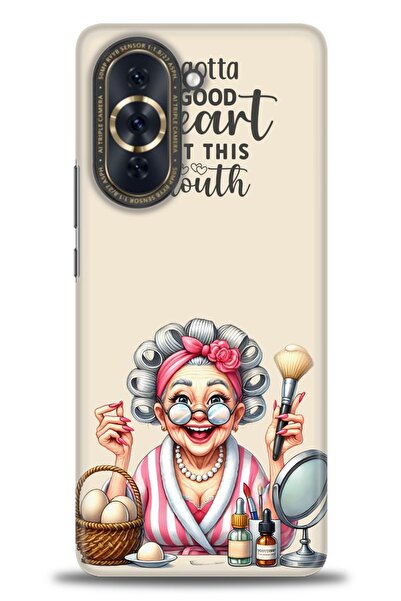 Rulet Aksesuar غطاء متوافق مع هاتف هواوي نوفا 10 HD مطبوع - غطاء سيليكون مصمم...