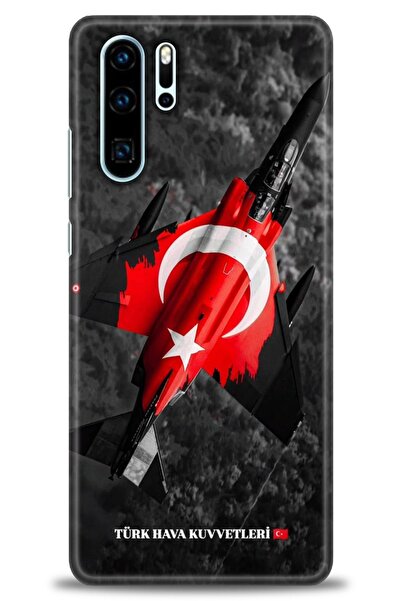 Rulet Aksesuar غطاء متوافق مع هاتف هواوي P30 Pro HD مطبوع - غطاء سيليكون بتصم...