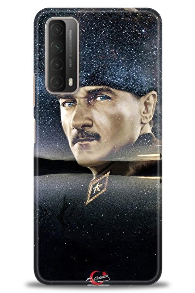 Rulet Aksesuar حافظة متوافقة مع هاتف هواوي بي سمارت 2021 HD مطبوع + واقي شاشة...