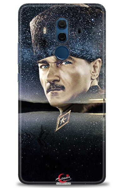 Rulet Aksesuar غطاء متوافق مع هاتف هواوي ميت 10 برو HD مطبوع - غطاء سيليكون م...