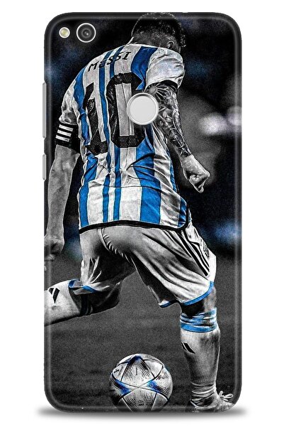 Rulet Aksesuar حافظة متوافقة مع هاتف هواوي P9 لايت 2017 HD مطبوع + واقي شاشة ...