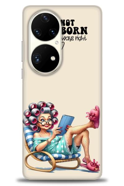 Rulet Aksesuar غطاء متوافق مع هاتف هواوي P50 Pro HD مطبوع - غطاء سيليكون مصمم...