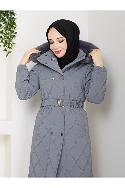 KMKkombin KADIN İNCE DOLGULU UZUN NOVA KUMAŞ ÇIT ÇITLI MONT KABAN 1174