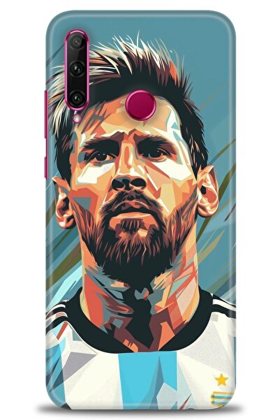 Rulet Aksesuar غطاء متوافق مع هاتف هواوي هونر 20 لايت HD مطبوع - غطاء سيليكون...