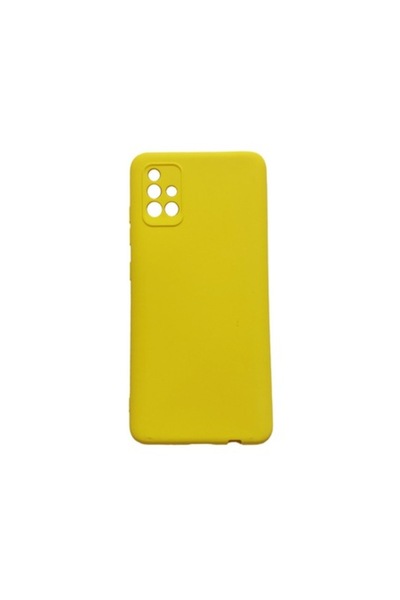 BV Husă de telefon compatibilă cu Samsung Galaxy A51 (A51 4G), galbenă, inter...