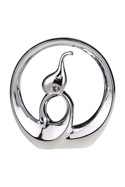 BV Decorative figurine - Arch-shaped elephant, 22 cm