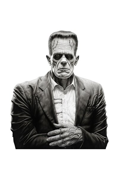 BV Autocolant decorativ, Horror, Negru, 72 cm, 1321STK-13