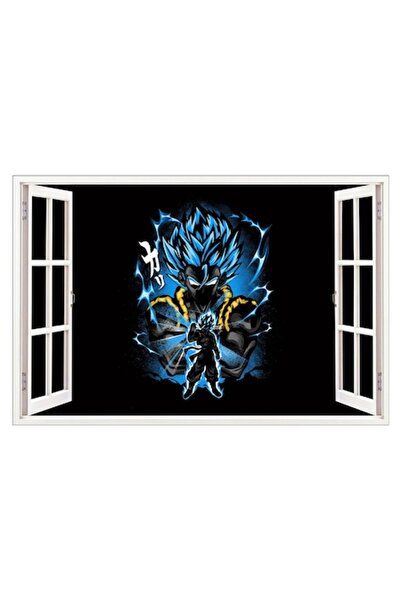 BV Autocolant decorativ, fereastră 3D, Dragon Ball, 85 cm, 1027STK