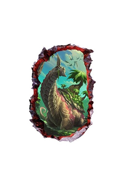 BV Autocolant decorativ cu dinozaur, 85 cm