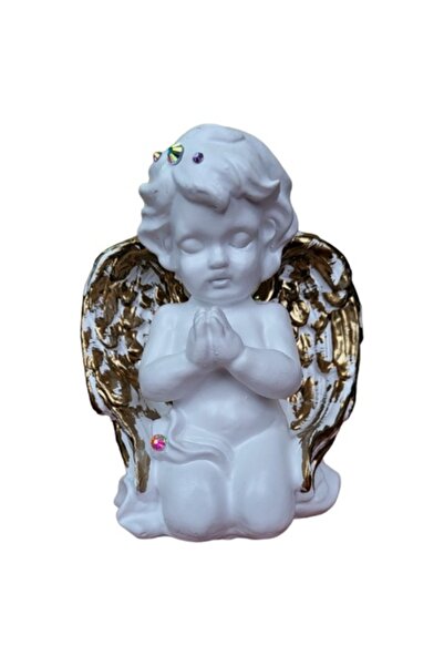 BV Decorative figurine, Angel, White, 16 cm