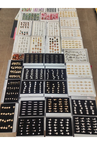 semazen Hajj Umrah Gift Non-Tarnishing Quality Luxury 24 Pieces Rings