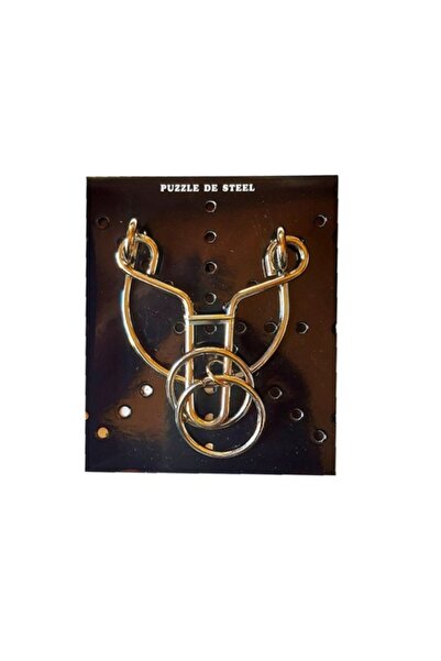 BV Metal brain twister puzzle for children and teenagers, 10 cm