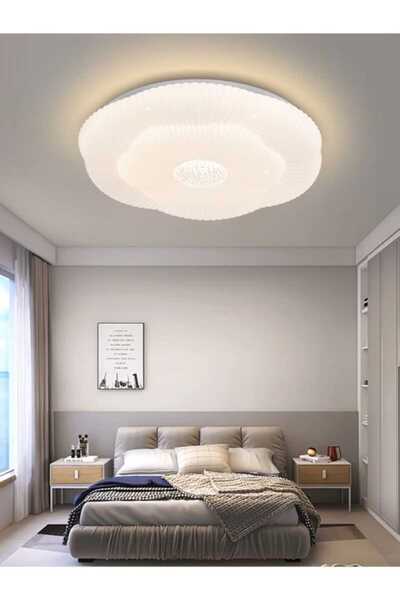 best power مصباح سقف LED حديث 2215 - 3 مستويات إضاءة، 48 واط، تصميم دائري 40 سم