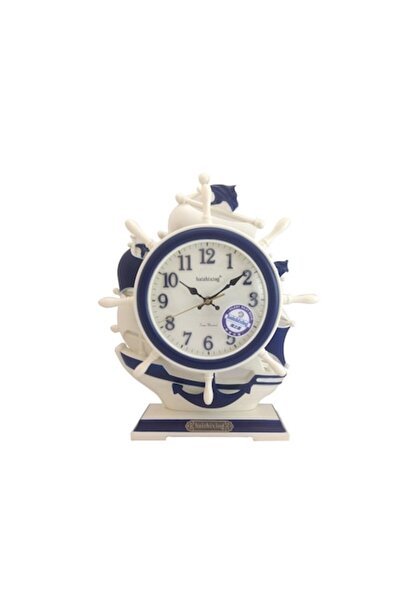 BV Table clock in the shape of a steamboat, 43 cm