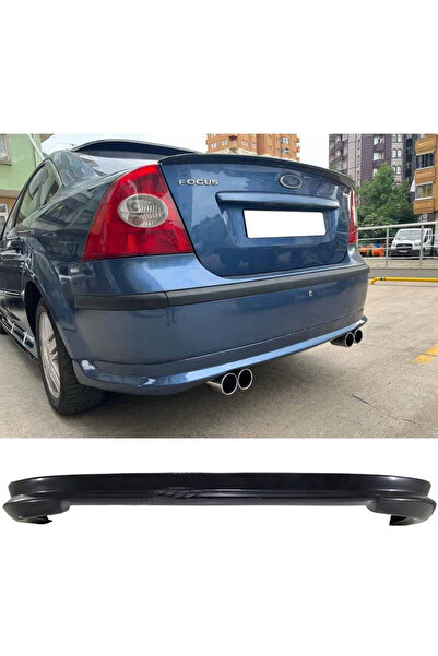 AkmTuning Ford Focus 2 Sedan Arka Ek Difüzör Siyah Plastik 2004 2005 2006 200...