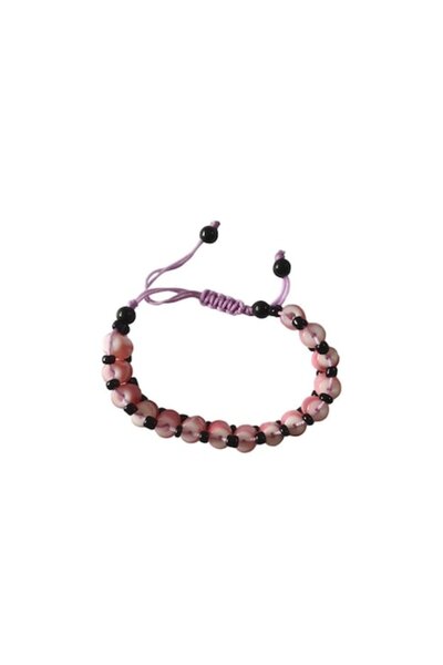 BV Beaded Bracelet, Pink, BR87