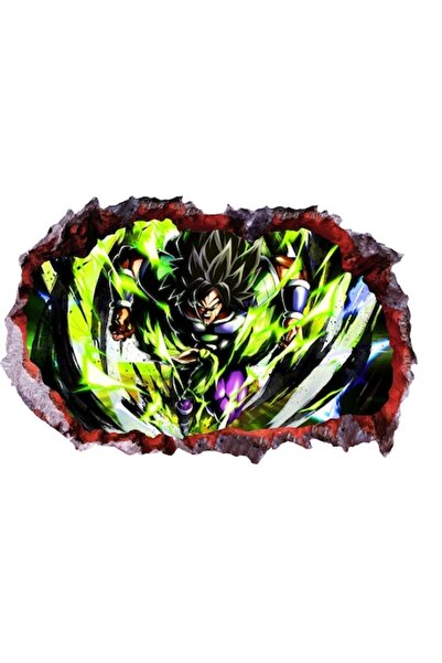 BV Autocolant decorativ 3D pentru gaură de perete - Dragon Ball, 85 cm