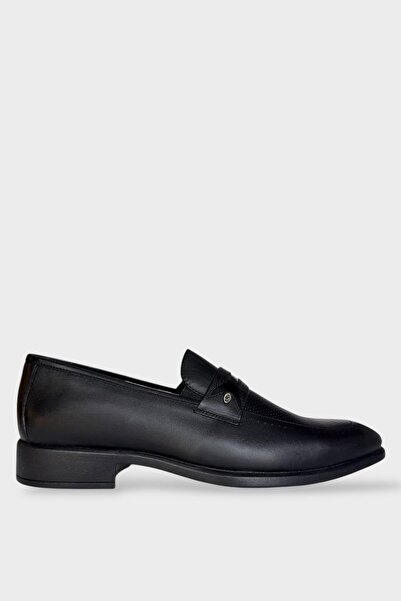 Liger Men's Genuine Leather Shoes Black