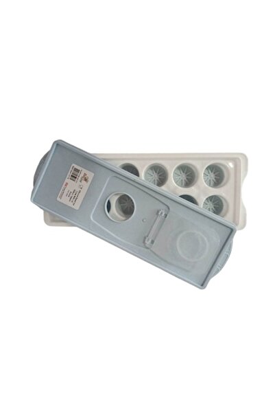 BV Tavă pentru cuburi de gheață cu capac, albastră, 12 cavități, 3 cm, AK71