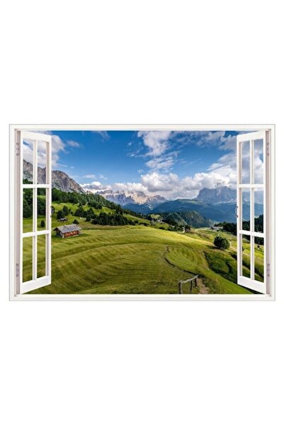 BV Autocolant decorativ, fereastră 3D - cer, 85 cm