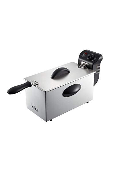 Zilan Friteuză ZLN-1819, oțel inoxidabil, capacitate 3 l, protecție la supraîncălzire