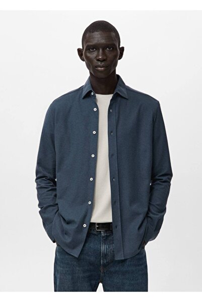 MANGO Man %100 pamuklu slim fit gömlek