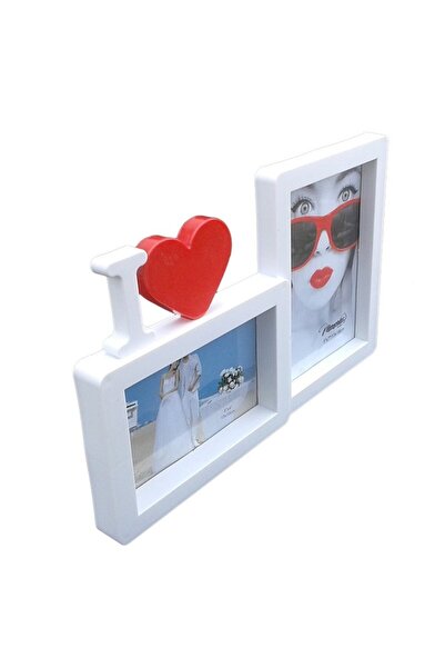 BV Photo frame for 2 photos "I love you" 32x20 cm
