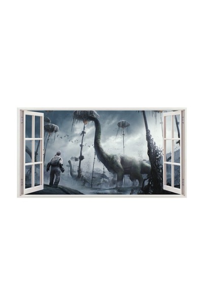 BV Autocolant decorativ cu dinozauri, 85 cm, 4246ST