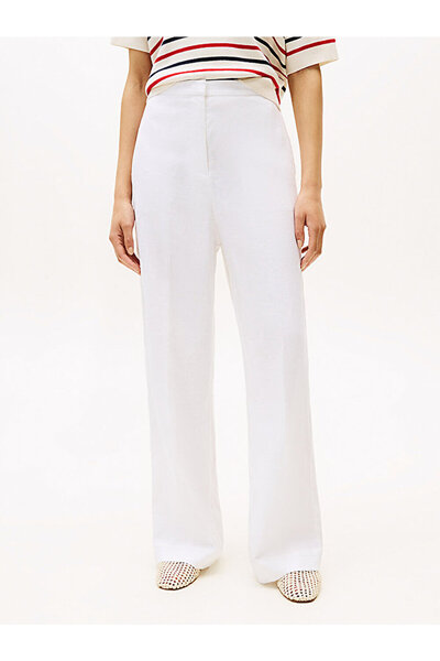Tommy Hilfiger Women's Essential Linen Tailored Pants