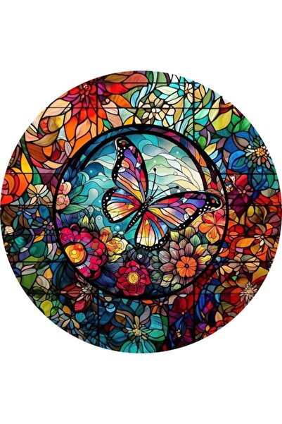 BV Διακοσμητικό αυτοκόλλητο, Πεταλούδα, Πολύχρωμο, 60 cm