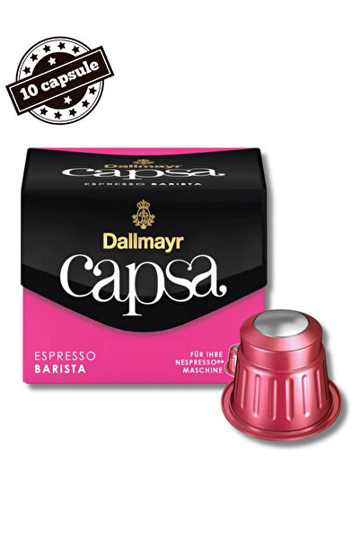 Dallmayr 10 capsule din aluminiu Capsa Espresso Barista - Compatibile cu Nespresso