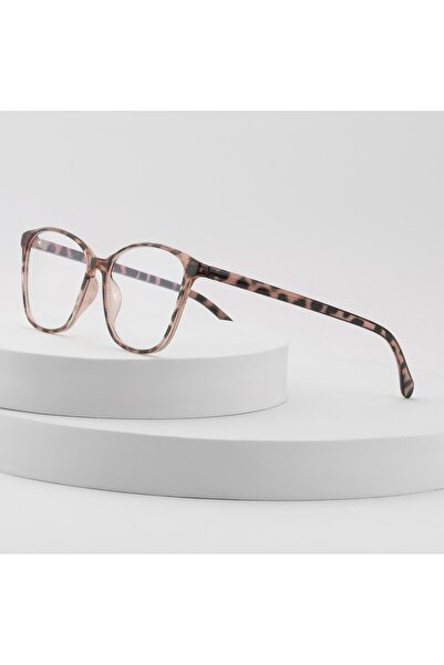 CLAREX Blue Light Protection Cat Eye Glasses Blue Block Transparent Leopard Pattern Glasses