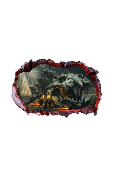 BV Autocolant decorativ cu dinozaur, 85 cm