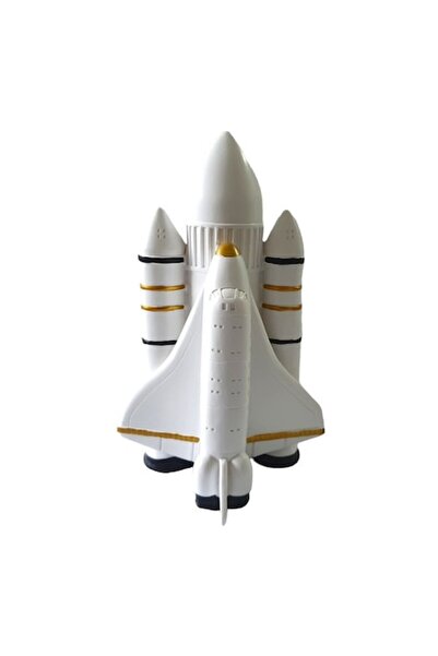 BV Decorative statuette, Spaceship, White, 25 cm, GX2002