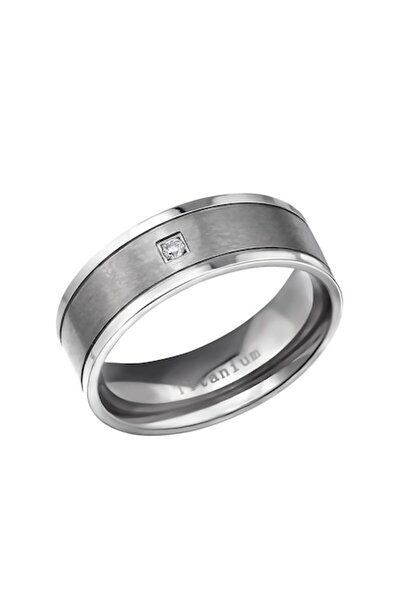 BV Inel din titan, model clasic, A4S16673, argintiu