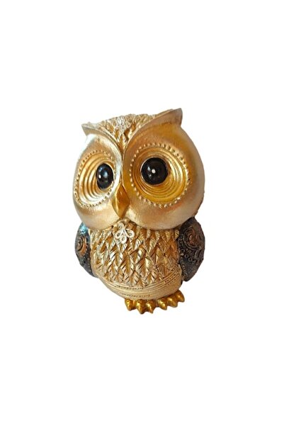 BV Decorative owl statuette, gold, 9 cm (GA19755A)