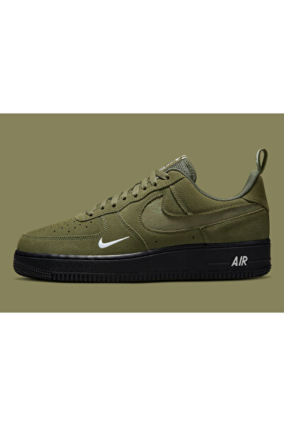 Nike Zeytin Yeşili ve Siyah Tonlu Bu Air Force 1 Low