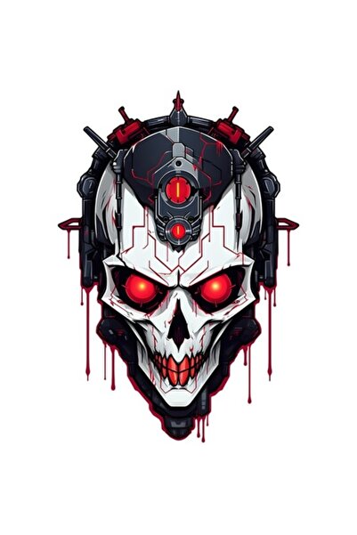 BV Autocolant decorativ, Horror, Negru, 60x88 cm (1356STK-3)