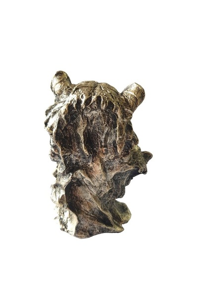 BV Decorative statuette, Lion with cub, Silver, 14 cm, XQ4006