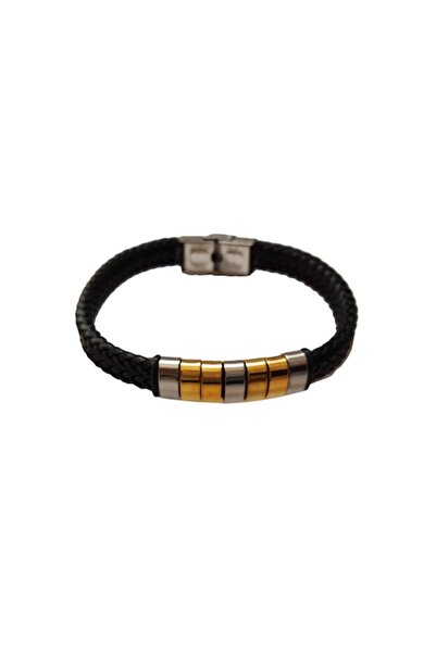 BV Brățară din piele sintetică, oțel inoxidabil, A4B48