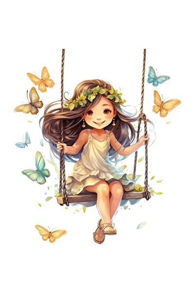 BV Διακοσμητικό αυτοκόλλητο, Μικρή πριγκίπισσα, Πολύχρωμο, 69 cm