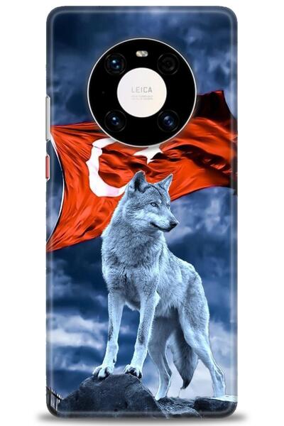 Rulet Aksesuar غطاء متوافق مع هاتف هواوي ميت 40 برو HD مطبوع - غطاء سيليكون م...