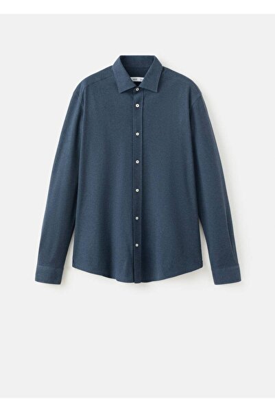 MANGO Man %100 pamuklu slim fit gömlek