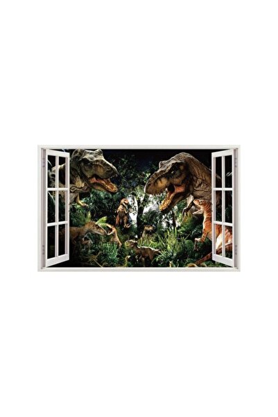 BV Autocolant decorativ cu dinozauri, 85 cm, 4376ST
