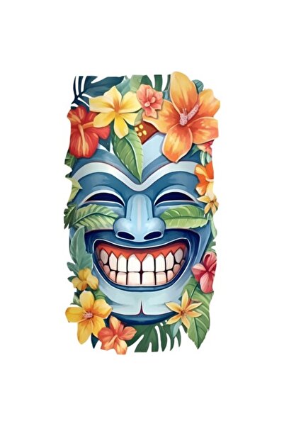 BV Autocolant decorativ, Mască, Multicolor, 90 cm