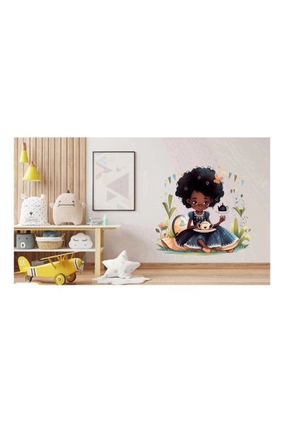 BV Decorative Sticker - Little Princess, Blue, 65 cm