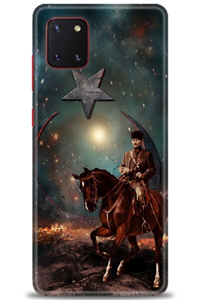 kılıfevreni غطاء متوافق مع هاتف سامسونج جالاكسي A81 A+ Plus HD مطبوع - غطاء س...