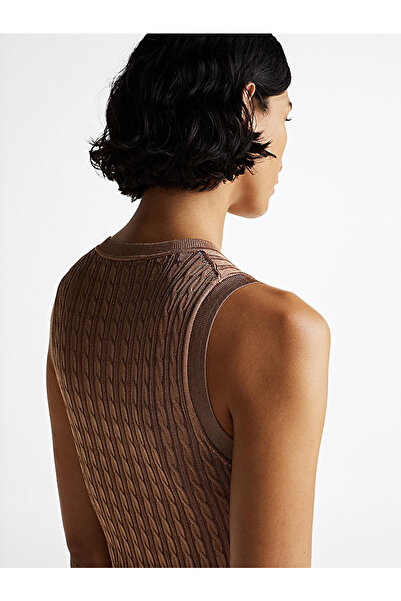 Tommy Hilfiger Women's Rayon Cable Knit Long Dress