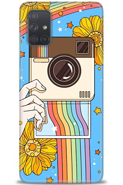 kılıfevreni غطاء متوافق مع هاتف سامسونج جالاكسي A71 A+ Plus غطاء HD مطبوع - غ...